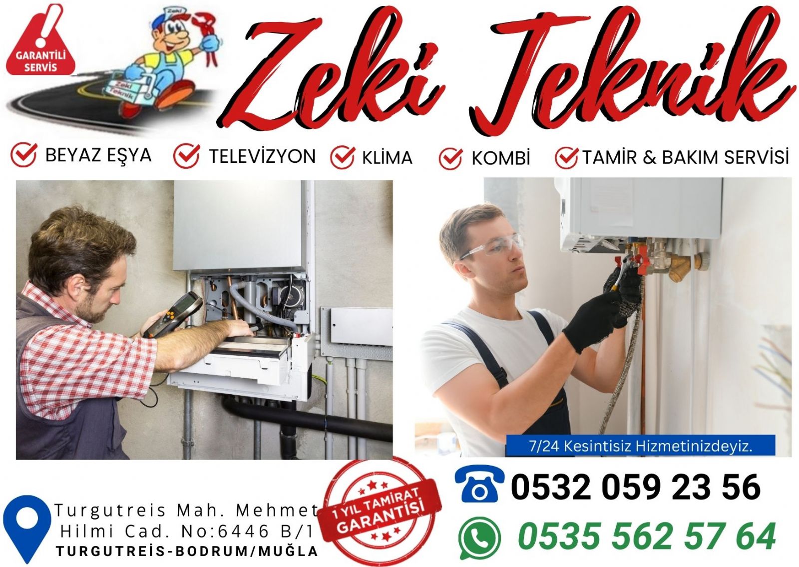 Turgutreis Kombi Bakım Ücreti